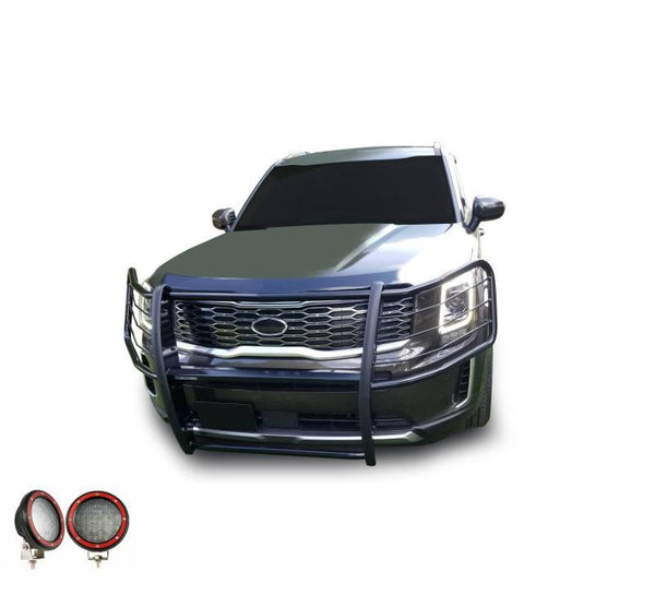 Black Horse Grille Guard Kit (MPN: 17KI01MA-PLFR)