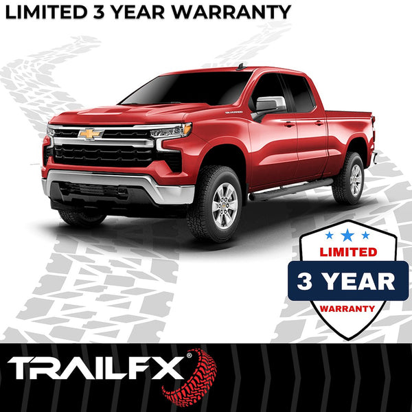 TrailFX 5 Inch Oval Bent Side Bars (MPN: A7085B)