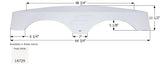 Icon Fender Skirt for Tandem Axle RVs (MPN: 14729)