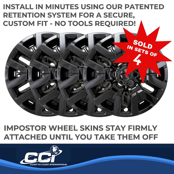 Coast To Coast Impostor Wheel Skin (MPN: IWCIMP504BLK)