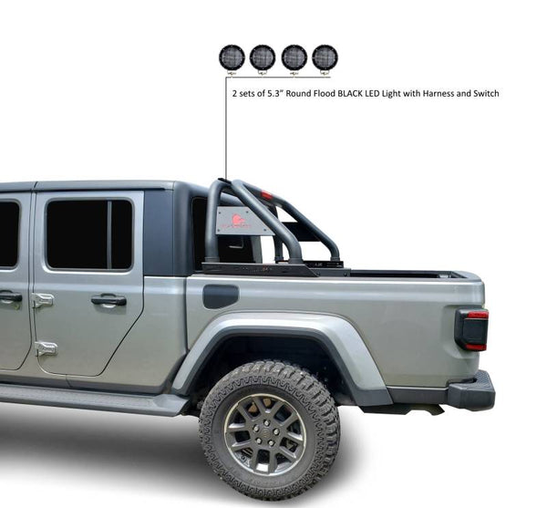 Black Horse Offroad Truck Bed Bar (MPN: RB09BK-PLFB)