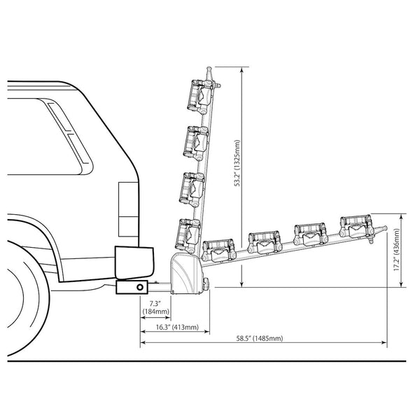 INNO Bike Rack 4-Bike Capacity (MPN: INH142)