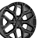 OE Wheels CV98B 24 Inch Wheel (MPN: CV98B-24100-6550-24BM)