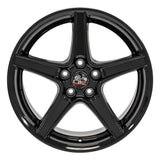 OE Wheels 18 Inch Gloss Black Wheel (MPN: FR06B-18090-5450-24B)