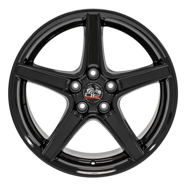 OE Wheels 18 Inch Gloss Black Wheel (MPN: FR06B-18090-5450-24B)