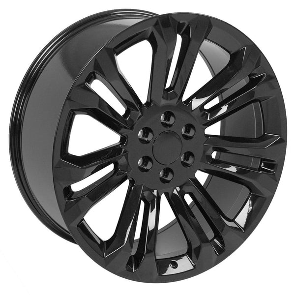 OE Wheels CV43B 24 Inch Aluminum Wheel (MPN: CV43B-24100-6550-24B)