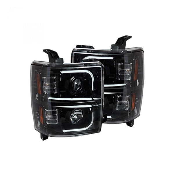 RECON Headlight Assembly With Halogen Bulbs (MPN: 264296BKC)