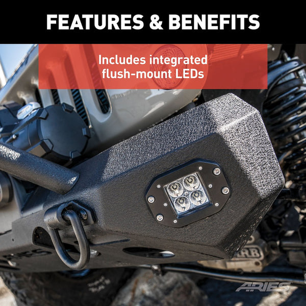 Aries TrailChaser Bumper End (MPN: 2081205)