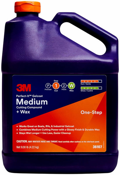 3M Perfect-It Gelcoat Medium Cutting Compound (MPN: 36107)