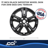 Coast To Coast Impostor Wheel Skin 17 Inch (MPN: IWCIMP417BLK)