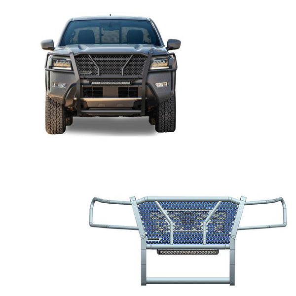 Black Horse Offroad Grille Guard (MPN: RU-NIFR22-B-K2)