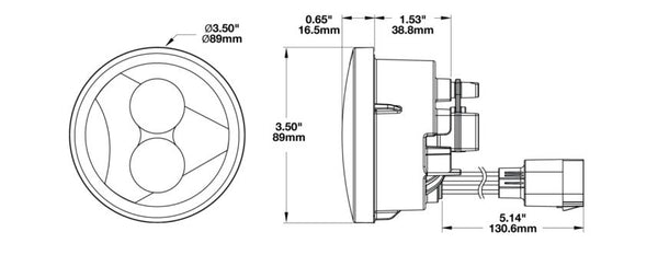 J.W. Speaker Turn Signal Light Assembly (MPN: 0346483)