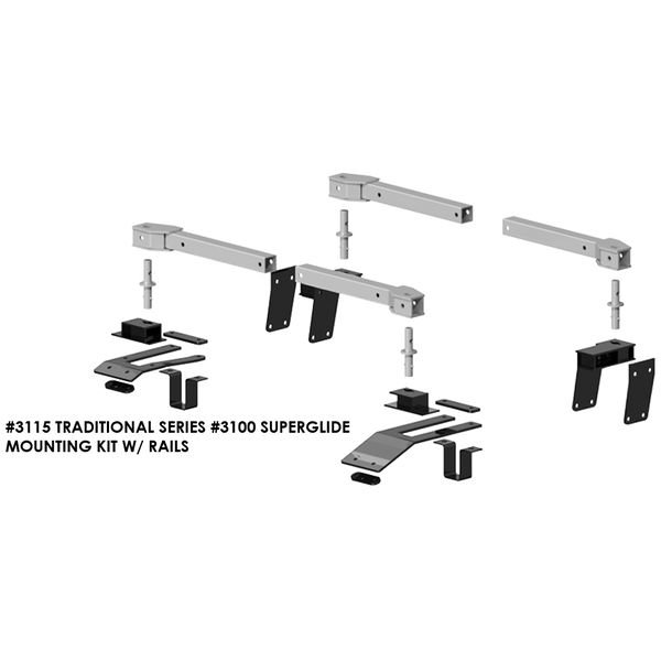PullRite Fifth Wheel Trailer Hitch Mount Kit (MPN: 3115)