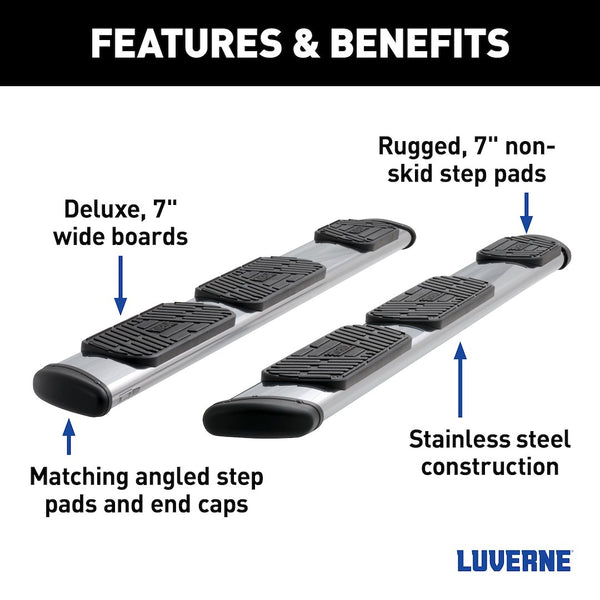 Luverne Regal 7 Wheel-To-Wheel Running Board (MPN: 477125-401449)
