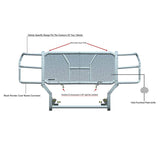 Black Horse Off Road Grille Guard (MPN: RU-CHSI30-B)