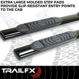TrailFX 5 Inch Oval Straight Nerf Bar (MPN: A7013B)