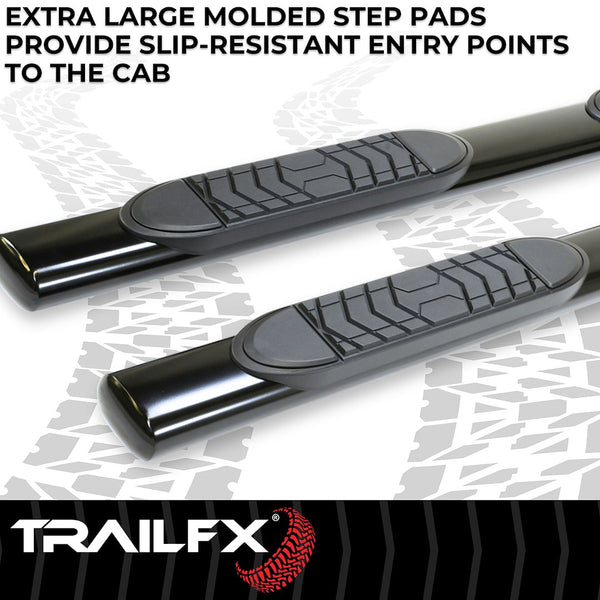 TrailFX 5 Inch Oval Straight Nerf Bar (MPN: A7013B)