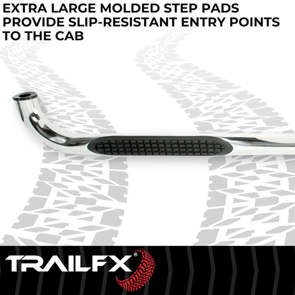 TrailFX Nerf Bar Round Tube Side Steps (MPN: 1110134041)