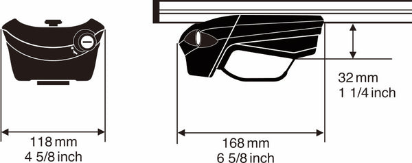 INNO Roof Rack Cross Bar Mounting Kit (MPN: XS150)