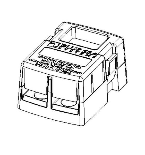 Blue Sea Fuse Block 32 Volts DC 80 Amps (MPN: 5006100-BSS)