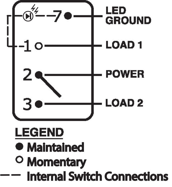 Multi Purpose Switch by Blue Sea Systems (MPN: 7944-BSS)