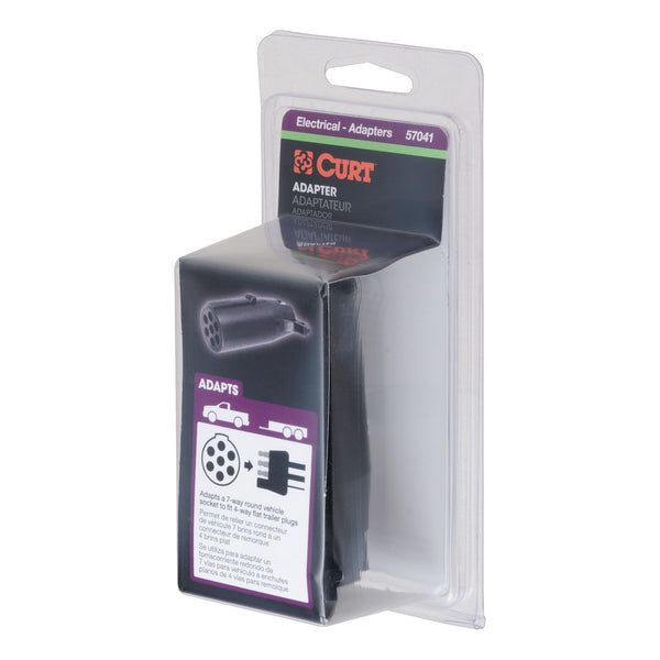 Trailer Wiring Connector Adapter 7 Way Round (MPN: 57041)