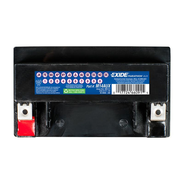 Exide Marathon Auxiliary Battery (MPN: M14AUX)