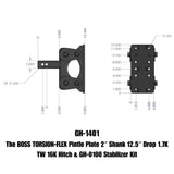 Gen-Y Hitch Torsion-Flex Pintle Plate (MPN: GH-1401)