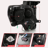 AnzoUSA G4 Series Headlight Assembly (MPN: 111470)
