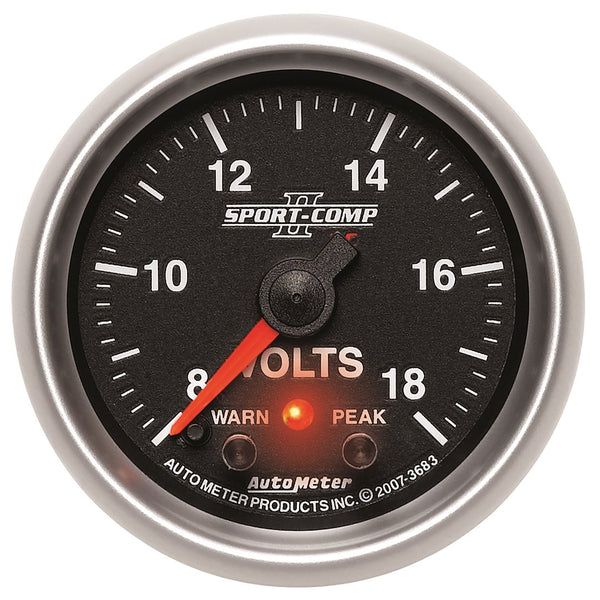AutoMeter Sport-Comp II Voltmeter (MPN: 3683)