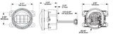J.W. Speaker 6145 J2 Series LED Fog Light (MPN: 0557981)