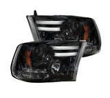 RECON Headlight Assembly With Halogen Bulbs (MPN: 264276BKC)