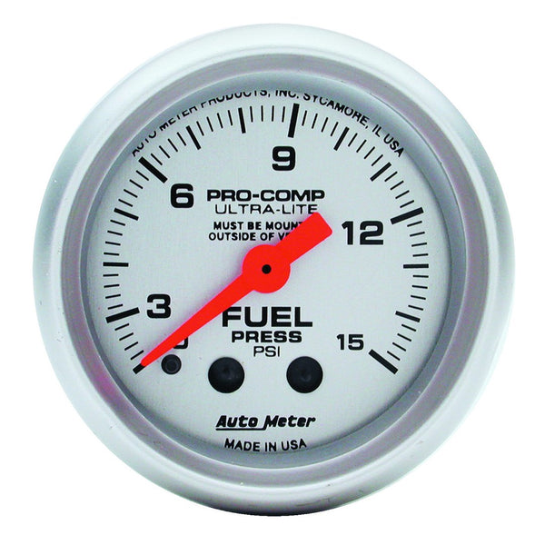 AutoMeter Mechanical Fuel Pressure Gauge (MPN: 4313)