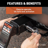 CURT Trailer Hitch Lock with Dust Cap (MPN: 23515)
