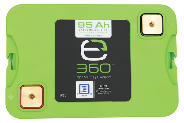 Expion 360 Lithium Iron Phosphate Battery (MPN: EX-G24-95XDP)