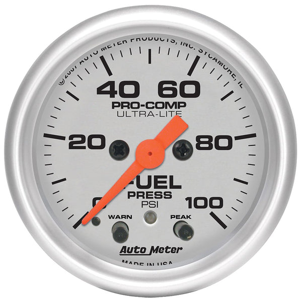 AutoMeter Ultra-Lite Fuel Pressure Gauge (MPN: 4371)