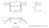 Black Horse Off Road Grille Guard (MPN: 17A152500A1MA)