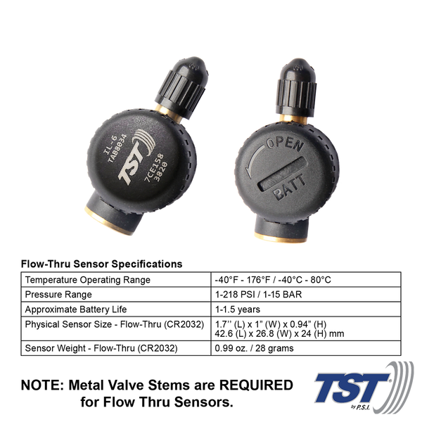 Truck System Technology Tire Pressure Monitoring System (MPN: TST-770-FT-4-TC)