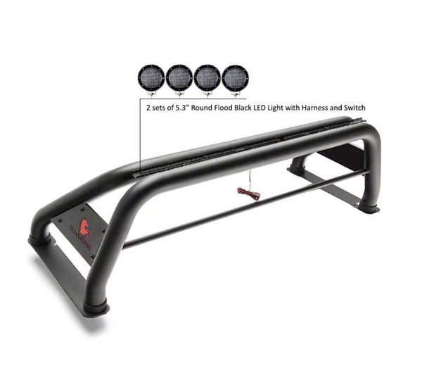 Black Horse Off Road Truck Bed Bar (MPN: RB015BK-PLFB)