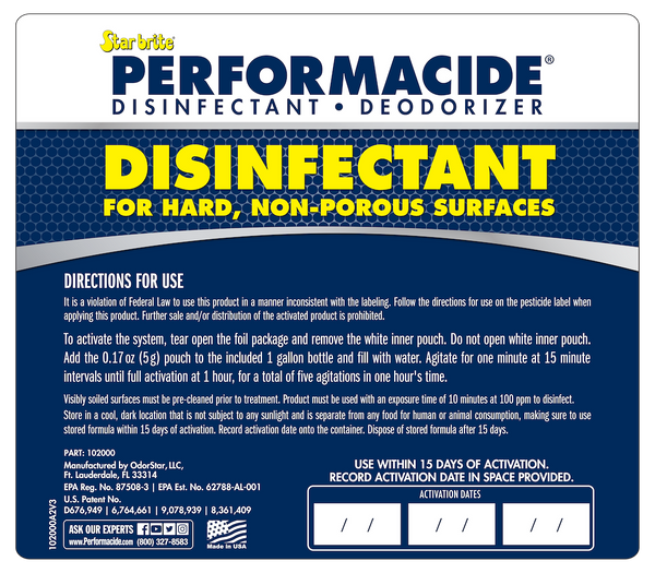 Star Brite Performacide Surface Sanitizer (MPN: 102000)
