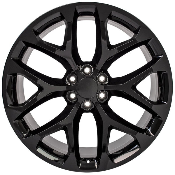 OE Wheels CV98B Gloss Black Wheel (MPN: CV98B-24100-6550-24B)
