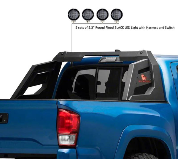 Black Horse Offroad Truck Bed Bar (MPN: RB-AR3B-PLFB)