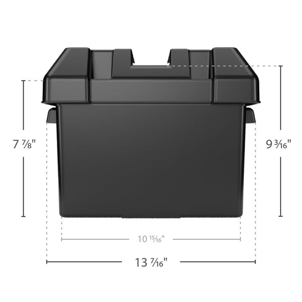 Battery box for Group 24 batteries (MPN: 55362)