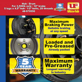 Ultra Fab Trailer Brake Hub Assembly (MPN: 48-979550)