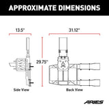 Aries Heavy-Duty Spare Tire Carrier (MPN: 2563001)