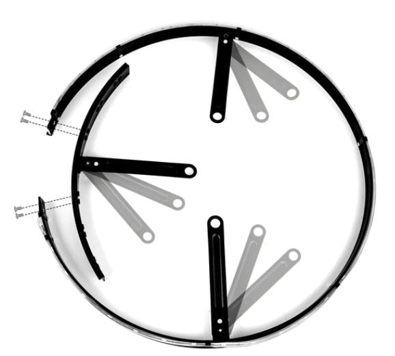 XKchrome Wheel Light Ring (MPN: XK-WHEEL-KIT-AD)