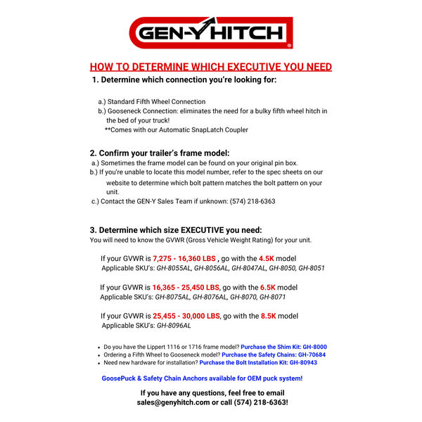 Gen-Y Hitch Executive Torsion Flex Pin Box (MPN: GH-8071)