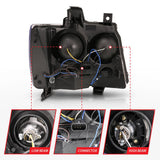 AnzoUSA Headlight Assembly With Projector Beam (MPN: 111403)