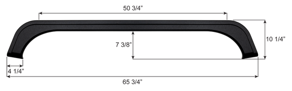 Icon Fender Skirt for Tandem Axle RVs (MPN: 16399)