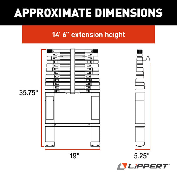 Lippert Components On-The-Go Ladder (MPN: 2021126697)
